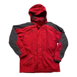 columbia | double whammy 2 in 1 jacket red large